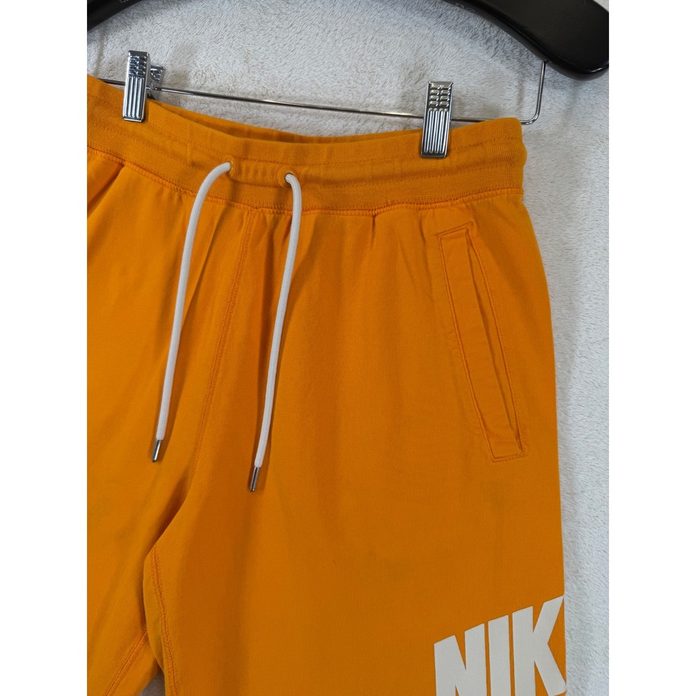 Nike Mens Sportswear Alumni French Terry Shorts Orange AT5267-833 Size M - Picture 4 of 14